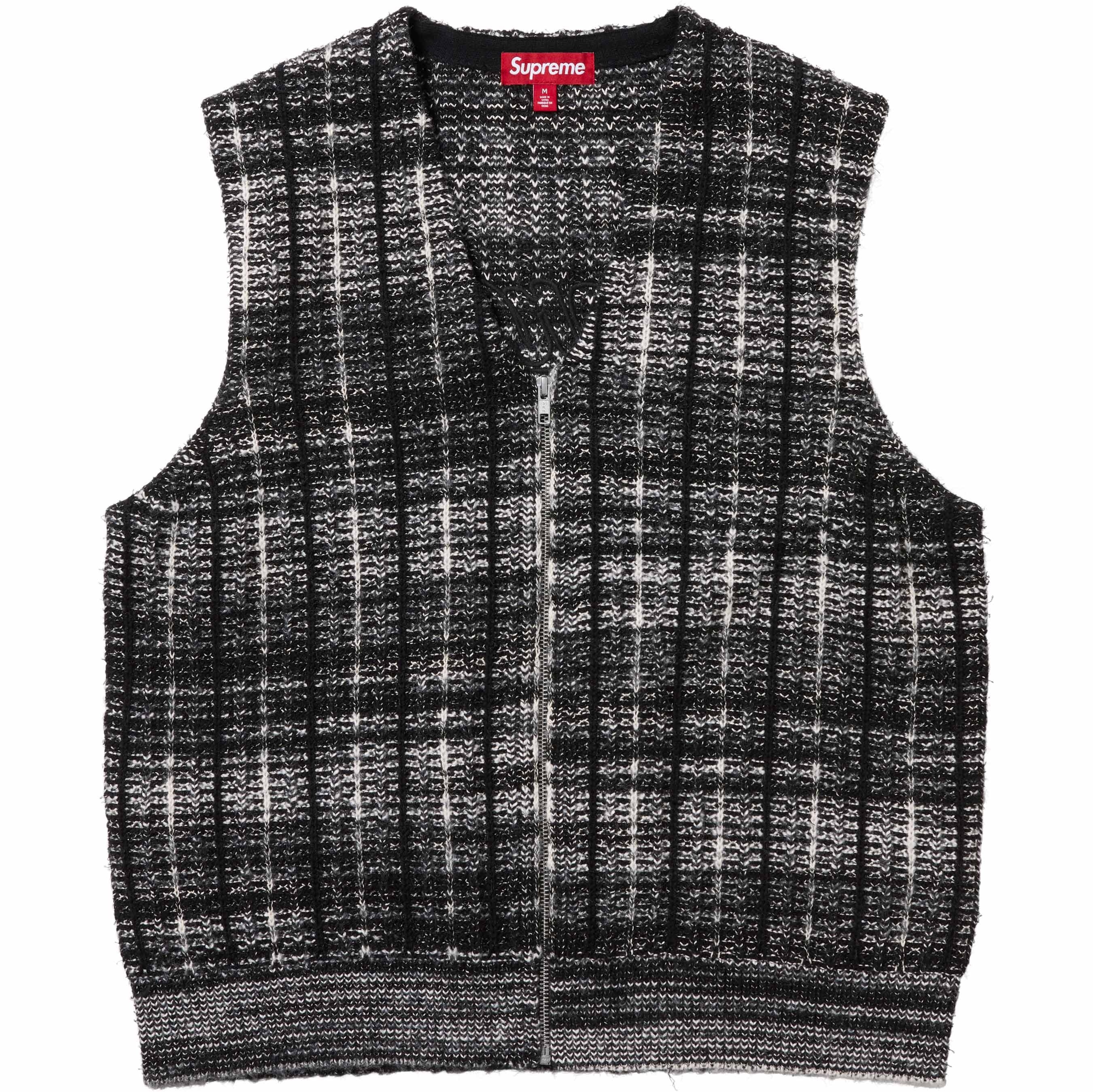 Speckled Zip Up Sweater Vest view 5